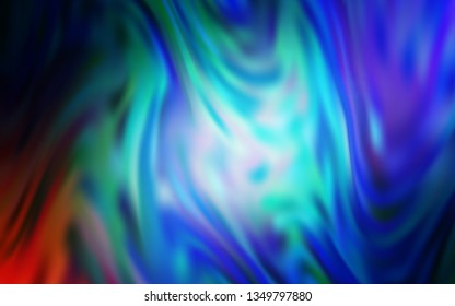 Dark BLUE vector abstract layout. Shining colored illustration in smart style. New style for your business design.