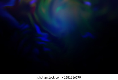 Dark BLUE vector abstract layout. New colored illustration in blur style with gradient. Smart design for your work.
