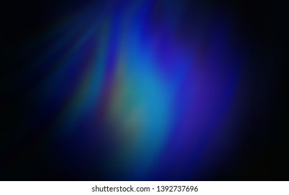 Dark BLUE vector abstract layout. Shining colored illustration in smart style. The best blurred design for your business.