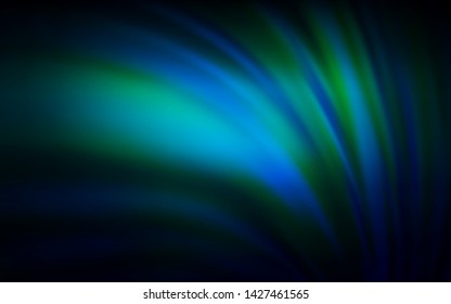 Dark BLUE vector abstract layout. Colorful abstract illustration with gradient. Background for a cell phone.