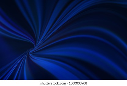 Dark BLUE vector abstract layout. Creative illustration in halftone style with gradient. New style design for your brand book.