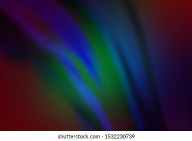 Dark BLUE vector abstract layout. Colorful abstract illustration with gradient. Background for a cell phone.