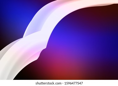 Dark BLUE vector abstract layout. Glitter abstract illustration with gradient design. Completely new design for your business.