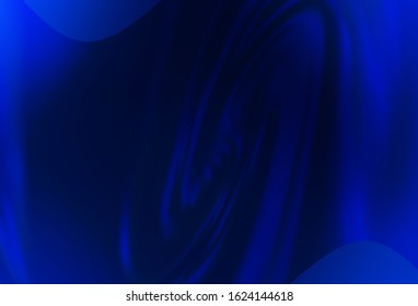 Dark BLUE vector abstract layout. Creative illustration in halftone style with gradient. Blurred design for your web site.