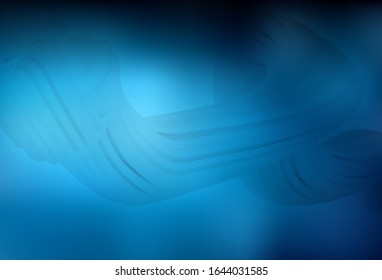 Dark BLUE vector abstract layout. An elegant bright illustration with gradient. New style for your business design.