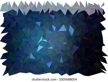 Dark BLUE vector abstract mosaic background. Brand-new colored illustration in blurry style with gradient. The polygonal design can be used for your web site.