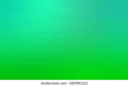 Dark BLUE vector abstract mosaic template. Triangular geometric sample with gradient.  The polygonal design can be used for your web site.
