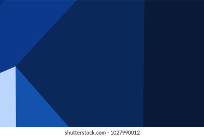 Dark BLUE vector abstract mosaic pattern. Creative illustration in halftone style with gradient. The textured pattern can be used for background.