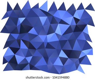 Dark BLUE vector abstract mosaic background. Brand-new colored illustration in blurry style with gradient. A completely new template for your business design.