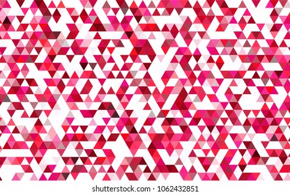 Dark BLUE vector abstract mosaic template. Triangular geometric sample with gradient.  The template can be used as a background for cell phones.