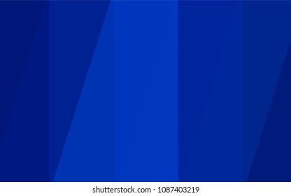 Dark BLUE vector abstract mosaic pattern. Glitter abstract illustration with an elegant design. Brand-new style for your business design.