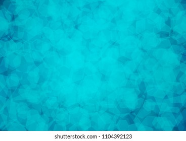 Dark BLUE vector abstract mosaic template. Colorful illustration in abstract style with gradient. The completely new template can be used for your brand book.