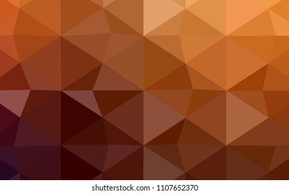 Dark BLUE vector abstract mosaic background. Colorful illustration in abstract style with gradient. Textured pattern can be used for background.