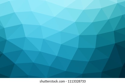 Dark BLUE vector abstract mosaic abstract mosaic. Shining colored illustration in a Brand new style. A completely new design for your business.