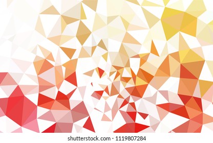 Dark BLUE vector abstract mosaic backdrop. Colorful illustration in polygonal style with gradient. Brand new design for your business.