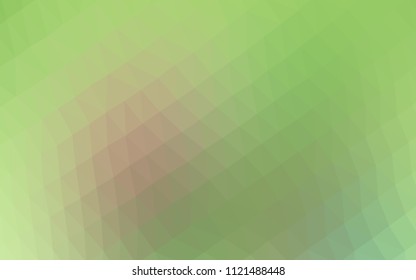Dark BLUE vector abstract mosaic template. Glitter abstract illustration with an elegant design. The best triangular design for your business.