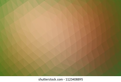 Dark BLUE vector abstract mosaic background. Modern geometrical abstract illustration with gradient. Triangular pattern for your business design.