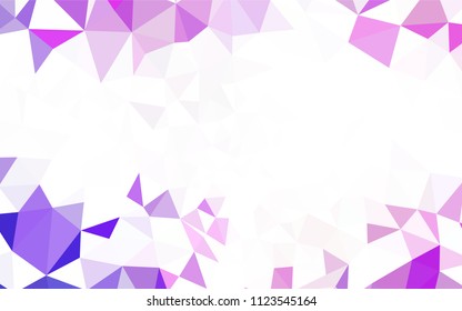 Dark BLUE vector abstract mosaic backdrop. Geometric illustration in Origami style with gradient.  Pattern for a brand book's backdrop.