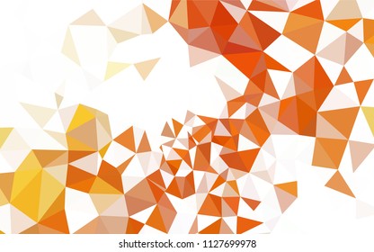 Dark BLUE vector abstract mosaic backdrop. Glitter abstract illustration with an elegant triangles. Brand new design for your business.