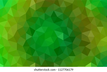 Dark BLUE vector abstract mosaic background. Geometric illustration in Origami style with gradient.  A new texture for your web site.
