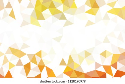 Dark BLUE vector abstract mosaic backdrop. Creative geometric illustration in Origami style with gradient. Best triangular design for your business.