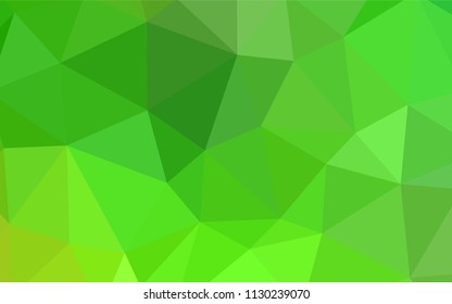 Dark BLUE vector abstract mosaic backdrop. A completely new color illustration in a polygonal style. Best triangular design for your business.