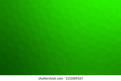 Dark BLUE vector abstract mosaic background. Polygonal abstract illustration with gradient. New template for your brand book.