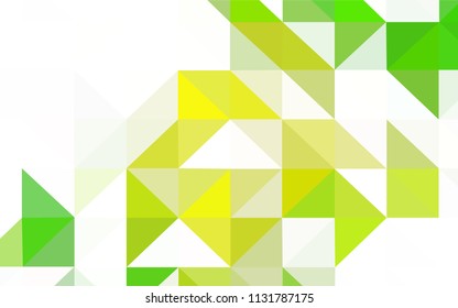 Dark BLUE vector abstract mosaic background. Colorful abstract illustration with triangles. Completely new template for your banner.