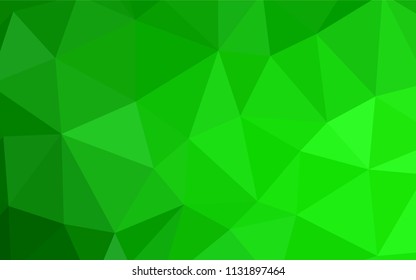 Dark BLUE vector abstract mosaic backdrop. Colorful illustration in polygonal style with gradient. Pattern for a brand book's backdrop.
