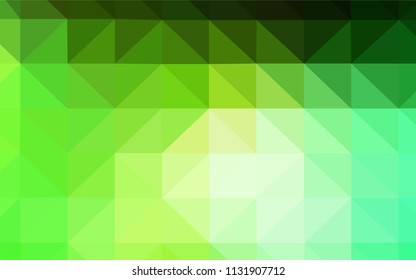 Dark BLUE vector abstract mosaic pattern. A completely new color illustration in a polygonal style. Best triangular design for your business.