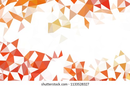 Dark BLUE vector abstract mosaic pattern. Polygonal abstract illustration with gradient. New template for your brand book.