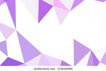Dark BLUE vector abstract mosaic pattern. Colorful illustration in polygonal style with gradient. Textured pattern for your backgrounds.