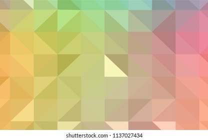 Dark BLUE vector abstract mosaic background. Triangular geometric sample with gradient.  A new texture for your web site.