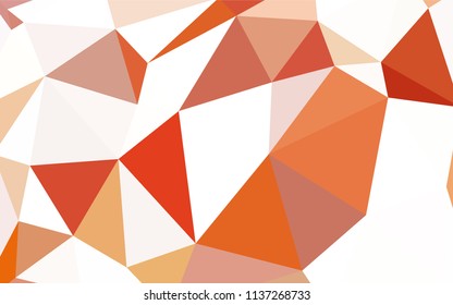 Dark BLUE vector abstract mosaic pattern. Shining polygonal illustration, which consist of triangles. Brand new style for your business design.