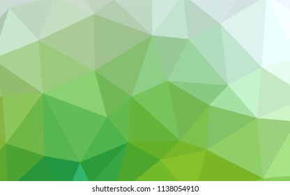 Dark BLUE vector abstract mosaic backdrop. Colorful abstract illustration with triangles. New template for your brand book.