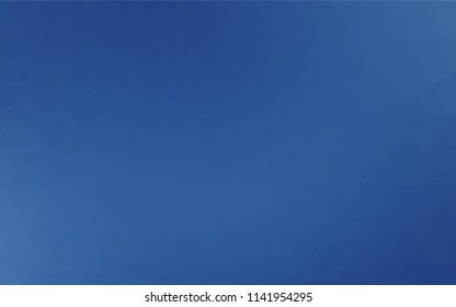 Dark BLUE vector abstract mosaic backdrop. A sample with polygonal shapes. Brand new design for your business.
