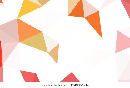 Dark BLUE vector abstract mosaic pattern. Creative illustration in halftone style with triangles. Completely new template for your banner.