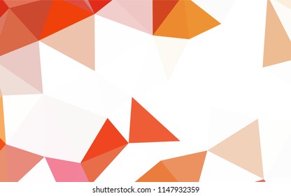 Dark BLUE vector abstract mosaic backdrop. Triangular geometric sample with gradient.  A completely new design for your leaflet.