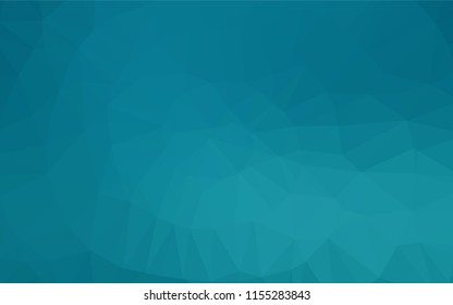 Dark BLUE vector abstract mosaic backdrop. A sample with polygonal shapes. A completely new template for your business design.