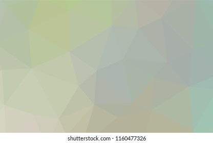 Dark BLUE vector abstract mosaic background. Shining polygonal illustration, which consist of triangles. Triangular pattern for your design.