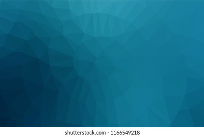 Dark BLUE vector abstract mosaic backdrop. Brand new colored illustration in blurry style with gradient. A completely new design for your business.