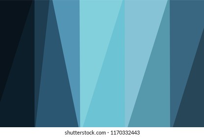Dark BLUE vector abstract mosaic background. Polygonal abstract illustration with gradient. Brand-new style for your business design.