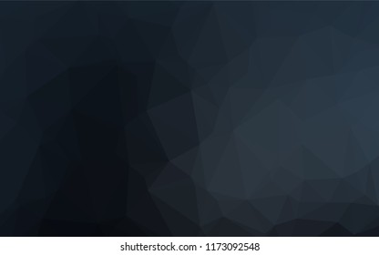 Dark BLUE vector abstract mosaic background. Glitter abstract illustration with an elegant design. Brand new design for your business.