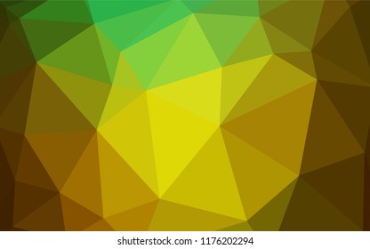 Dark BLUE vector abstract mosaic pattern. Creative illustration in halftone style with triangles. A new texture for your web site.