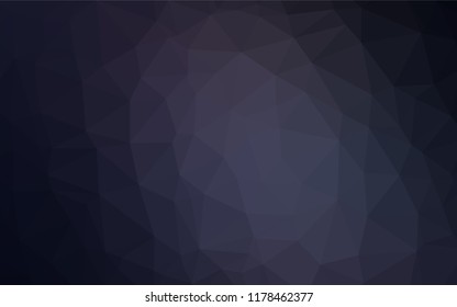 Dark BLUE vector abstract mosaic backdrop. Colorful illustration in abstract style with gradient. The template can be used as a background for cell phones.