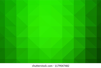 Dark BLUE vector abstract mosaic backdrop. Modern abstract illustration with triangles. Brand new design for your business.