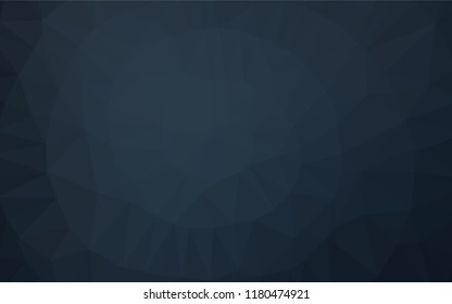 Dark BLUE vector abstract mosaic pattern. Shining colored illustration in a Brand new style. The template can be used as a background for cell phones.