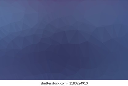 Dark BLUE vector abstract mosaic pattern. Modern geometrical abstract illustration with gradient. The template can be used as a background for cell phones.