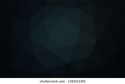 Dark BLUE vector abstract mosaic backdrop. Shining colored illustration in a Brand new style. Brand new design for your business.