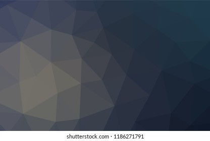 Dark BLUE vector abstract mosaic background. Brand new colored illustration in blurry style with gradient. The elegant pattern can be used as part of a brand book.